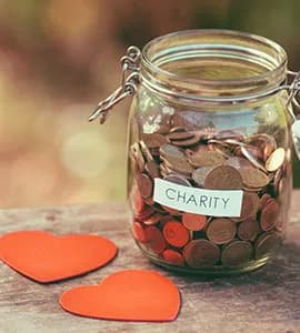 Charity jar